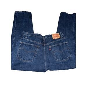 Levis 550 Jeans Mens 40x30 Blue Dark Wash Cotton Relaxed Straight Dec 1998 Nice